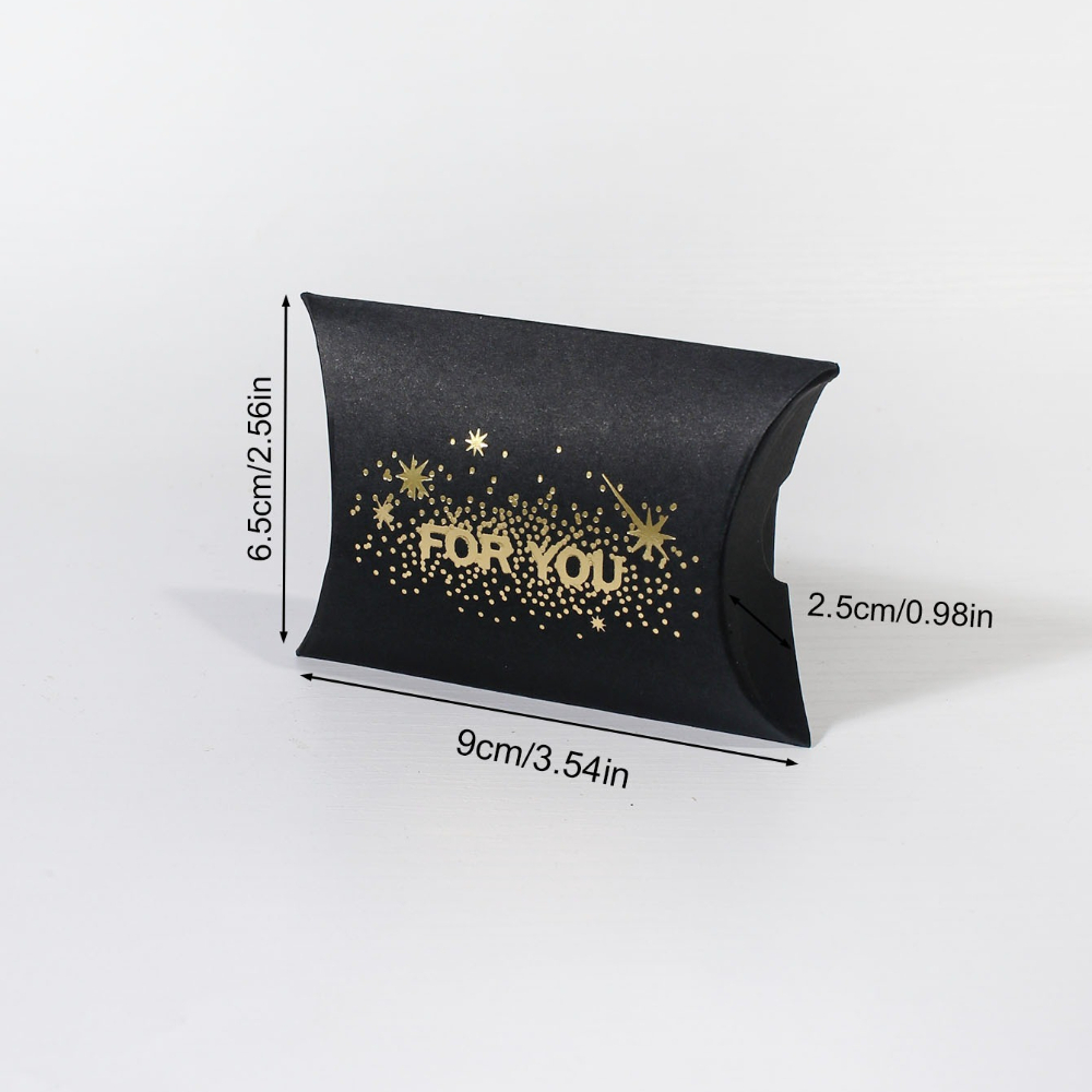 10pcs for You Pillow Gift Boxes with Golden Foil Star